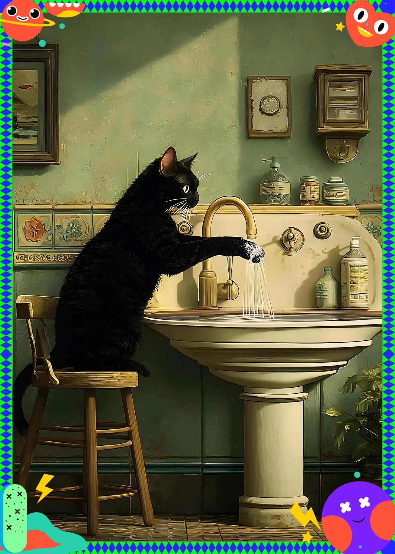 Home Bathroom Toilet - News & Paws – Whimsical Black