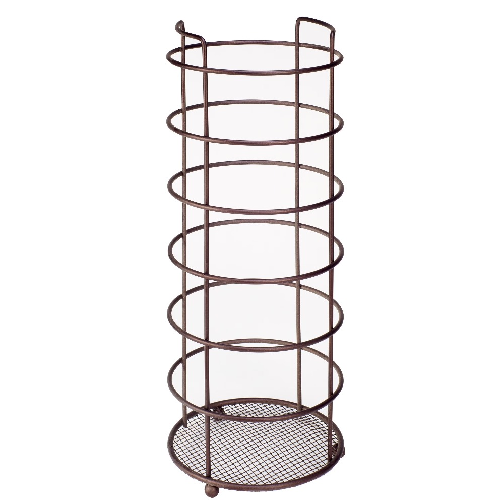 Home Essentials Bathroom Rack - Freestanding Floor Standing Toilet Paper Holder