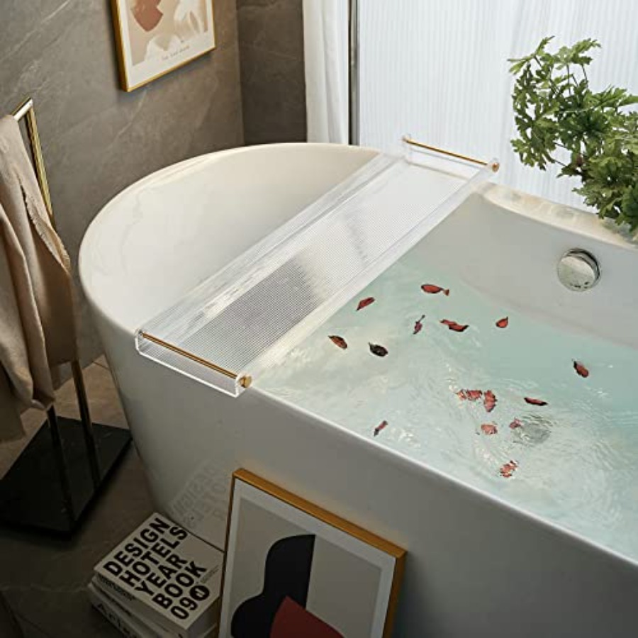 Bath Caddy Tray - Bathtub Tray Acrylic Bath Tray Bathtub