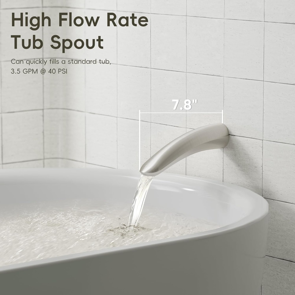 Shower System with Tub Spout,  - Shower Head Rain ulasan dan harga