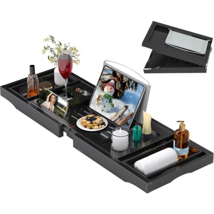 Bathtub Caddy Tray for Tub Bat - Bath Caddy Tray ulasan dan harga