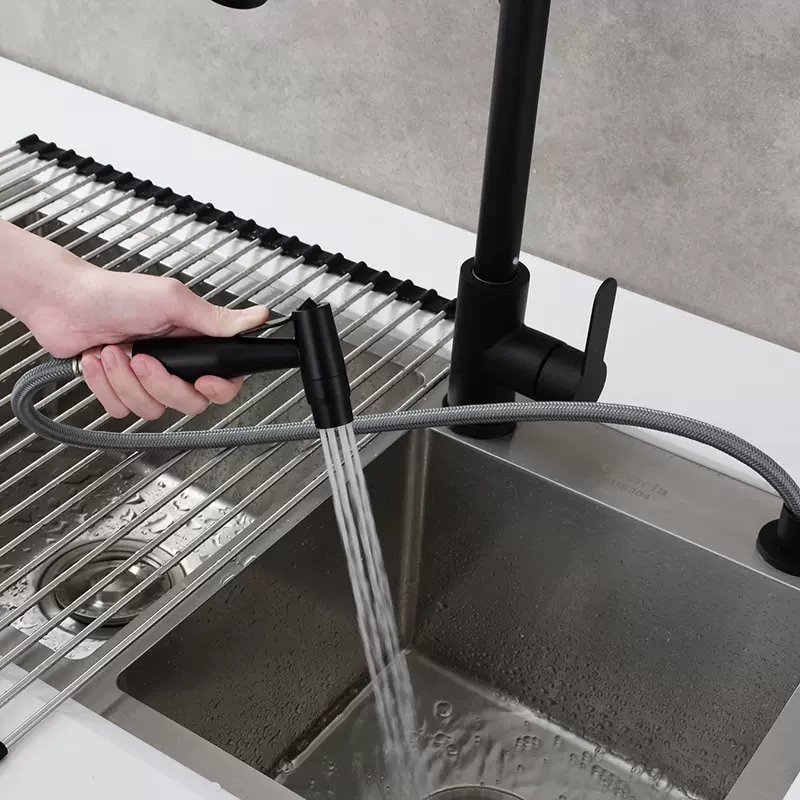 304 Stainless Steel Black Kitc - Basin Mixer Tap ulasan dan harga