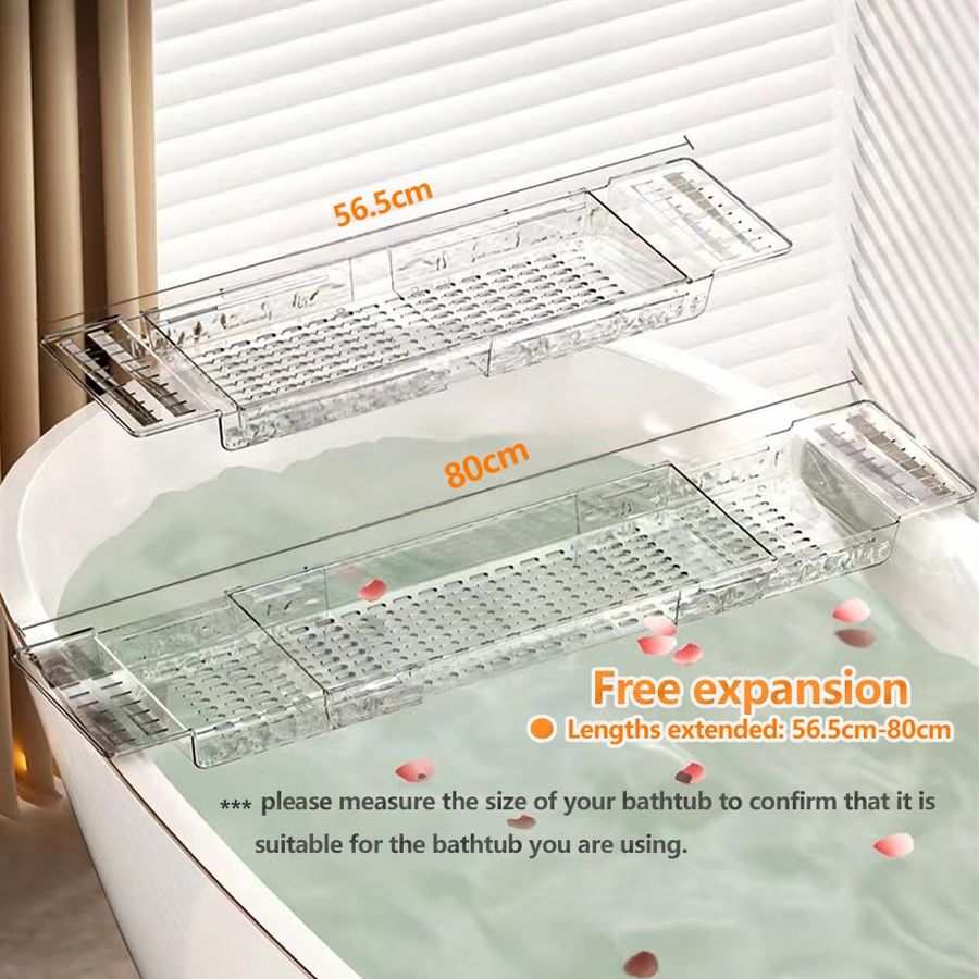 Caddy Tray, Adjustable Bath Tr - Bath Caddy Tray ulasan dan harga