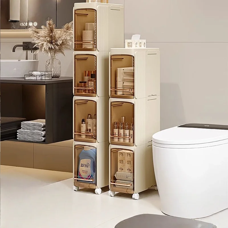 Mobile Foldable Bathroom Gap C - Home Essentials Bathroom Rack ulasan dan harga