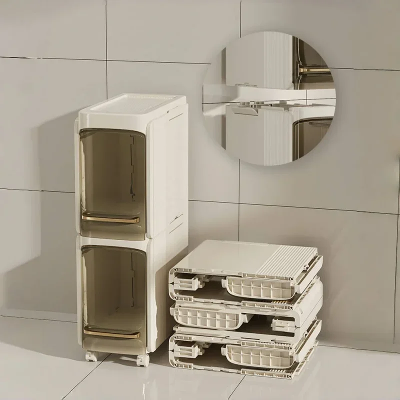 Mobile Foldable Bathroom Gap C - Home Essentials Bathroom Rack ulasan dan harga