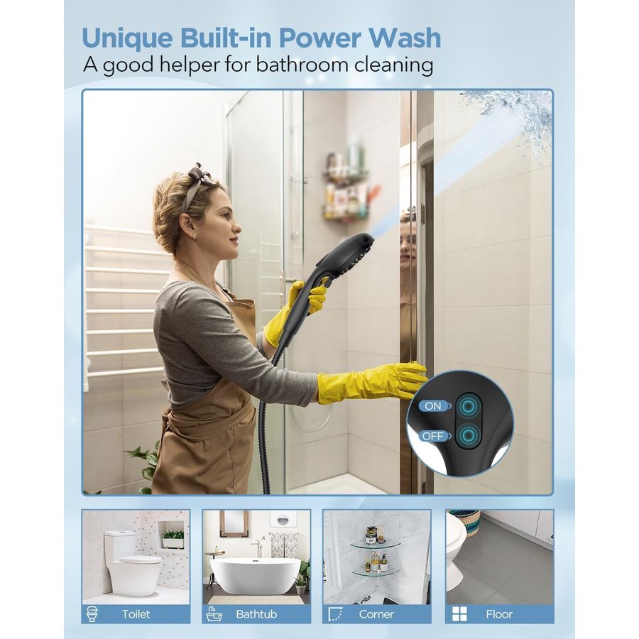 Dual Handheld Shower Head Comb - Shower Head Rain ulasan dan harga
