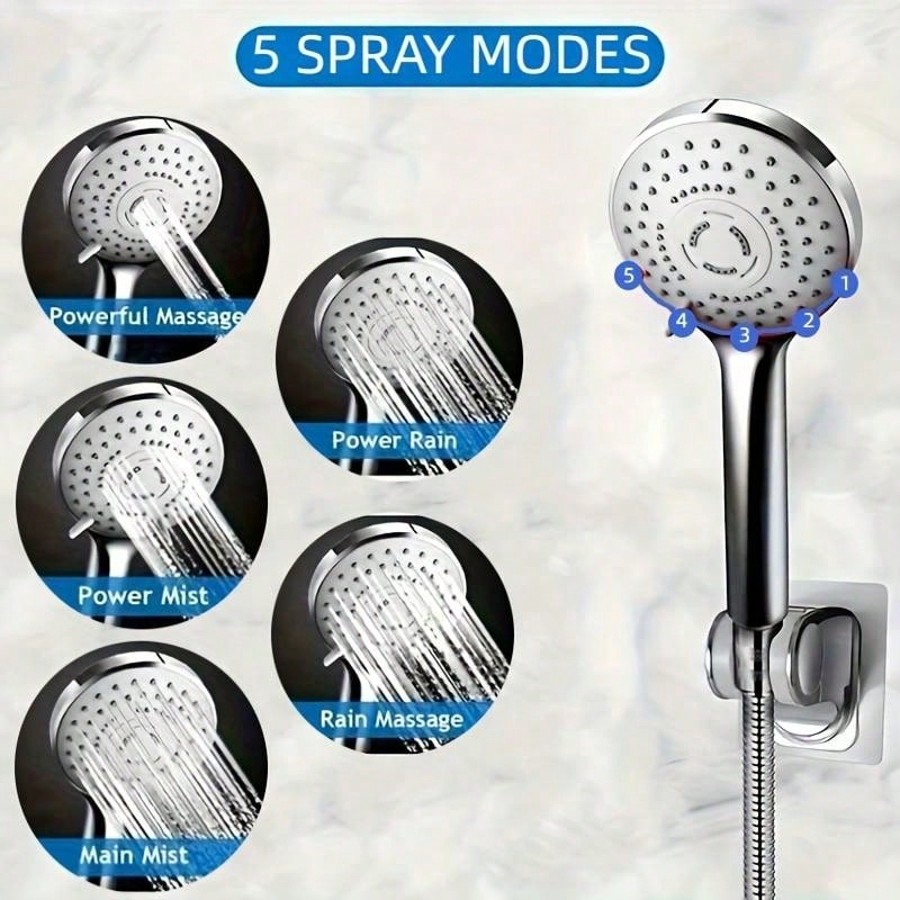 8-Inch High Pressure Rain Show - Shower Head Rain ulasan dan harga