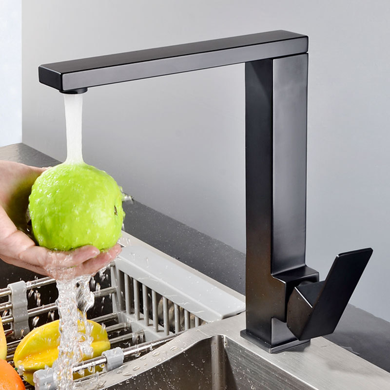 Kitchen Sink Faucet Square Rot - Basin Mixer Tap ulasan dan harga