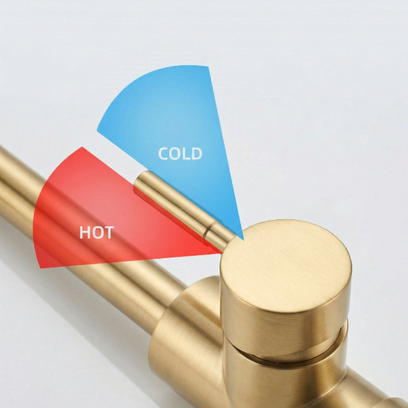 Stainless Steel Brushed Gold F - Home Hardware Bathroom Faucets ulasan dan harga
