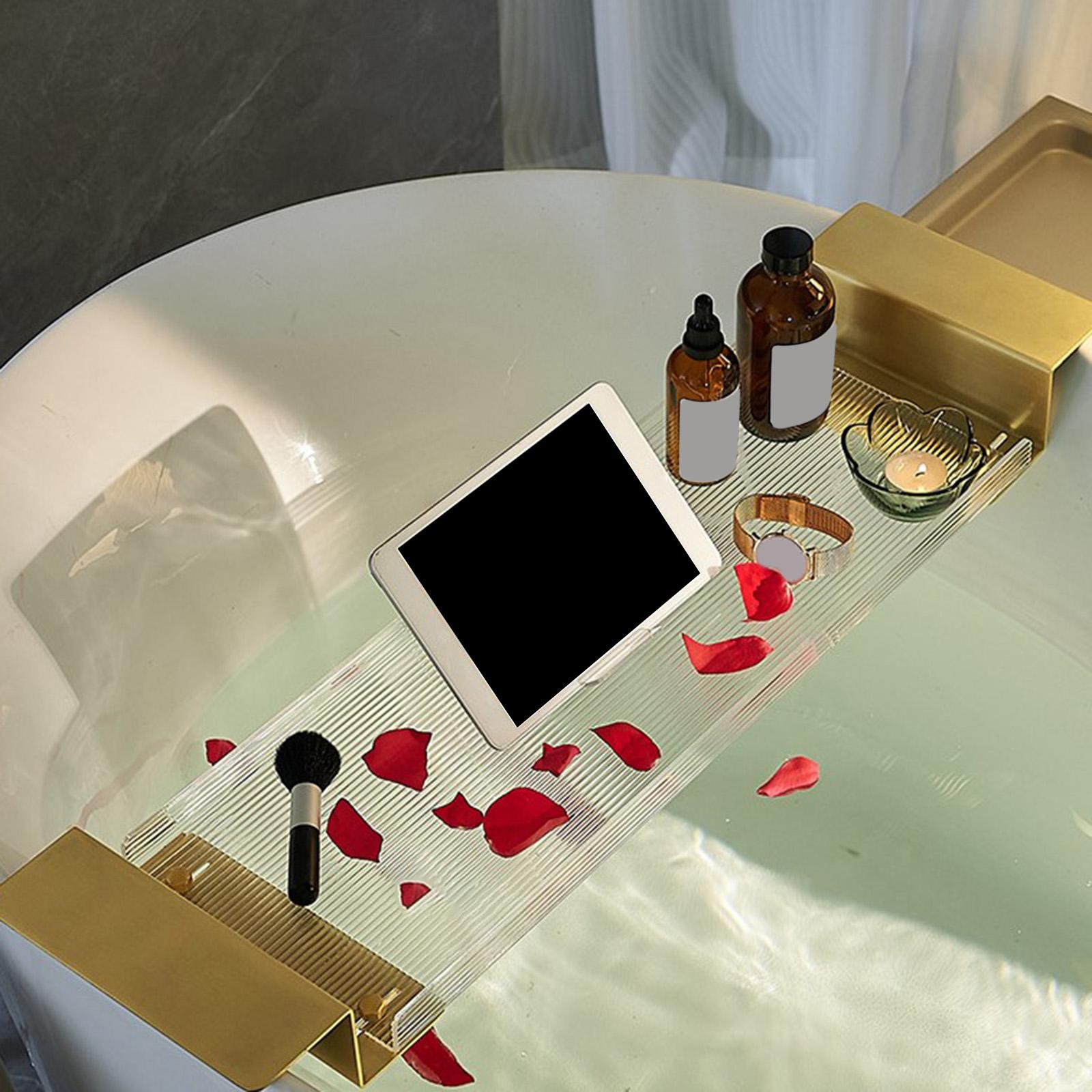 Acrylic Bathtub Tray Extendabl - Bath Caddy Tray ulasan dan harga