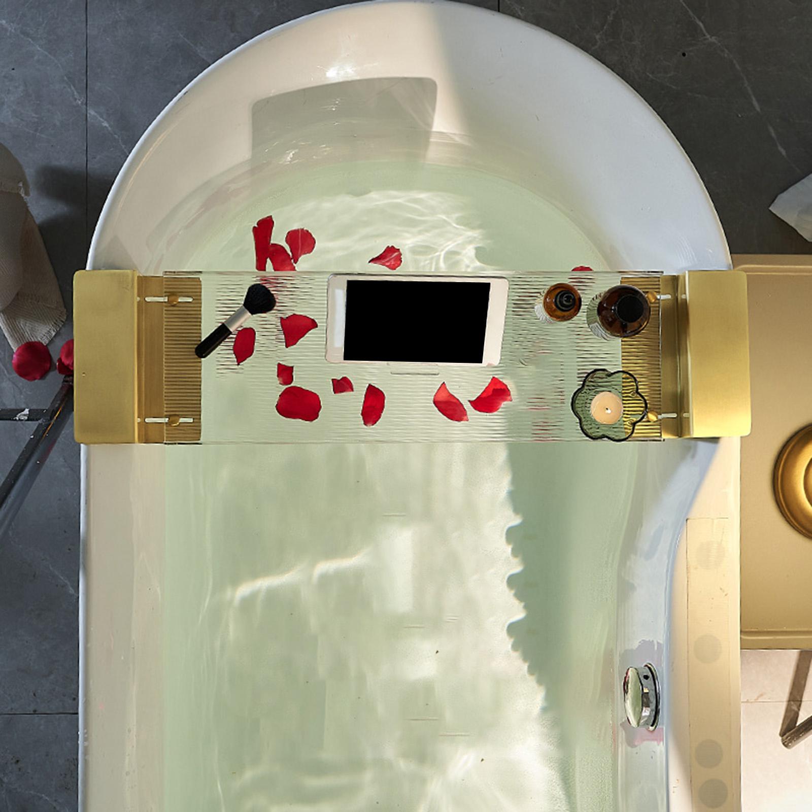 Acrylic Bathtub Tray Extendabl - Bath Caddy Tray ulasan dan harga