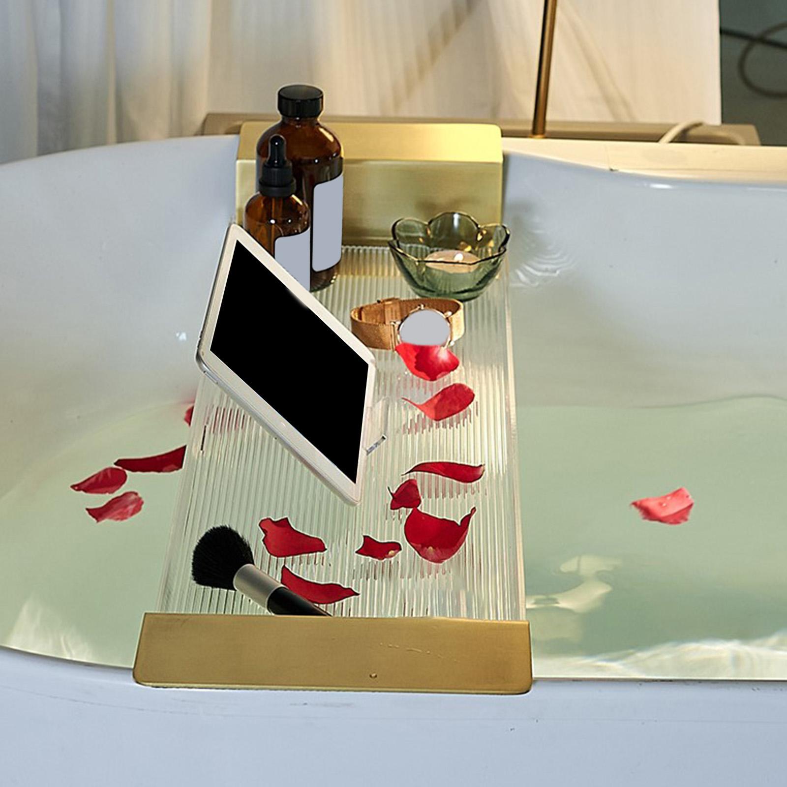 Acrylic Bathtub Tray Extendabl - Bath Caddy Tray ulasan dan harga