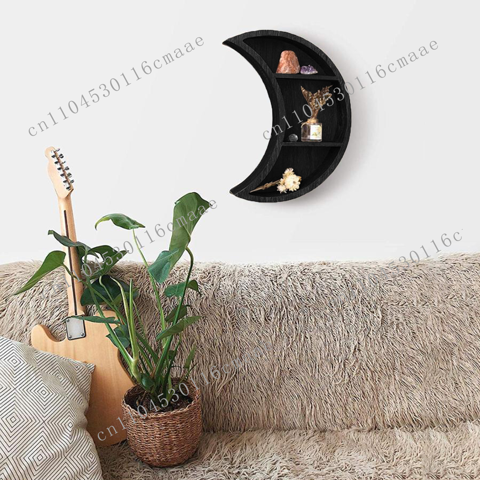 New Wooden Moon Stand Cycle Ch - Home Essentials Bathroom Rack ulasan dan harga