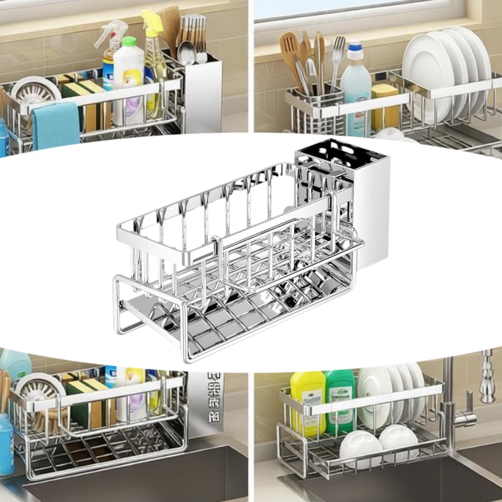 Kitchen Sink Organizer Counter - Home Essentials Bathroom Rack ulasan dan harga