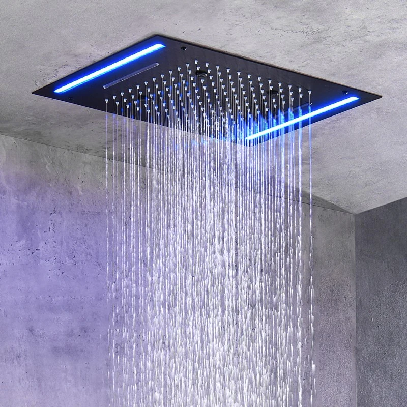 Ceiling Bathroom Rain LED Over - Shower Head Rain ulasan dan harga