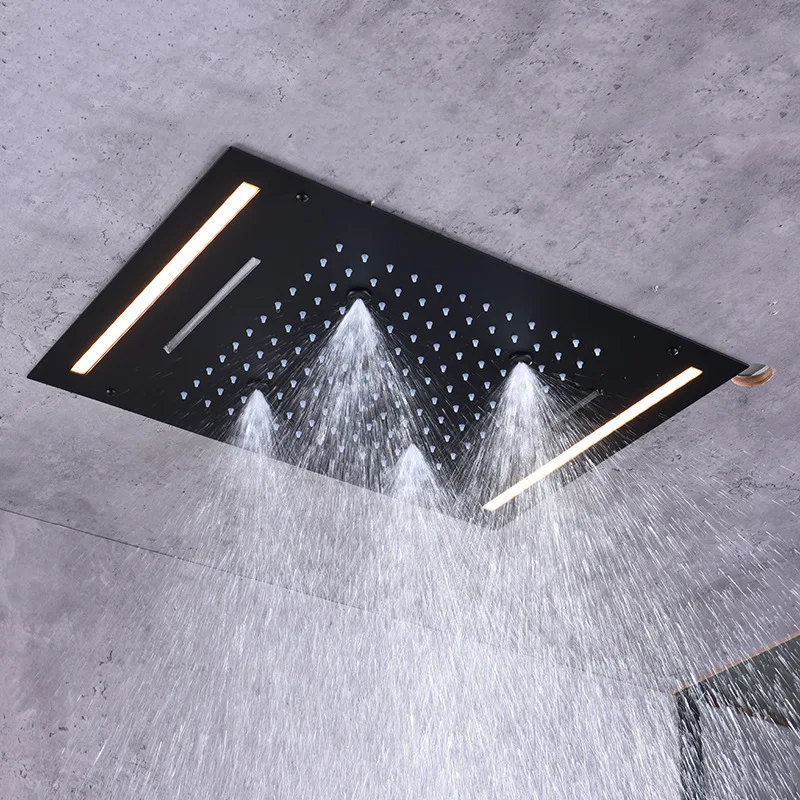 Ceiling Bathroom Rain LED Over - Shower Head Rain ulasan dan harga