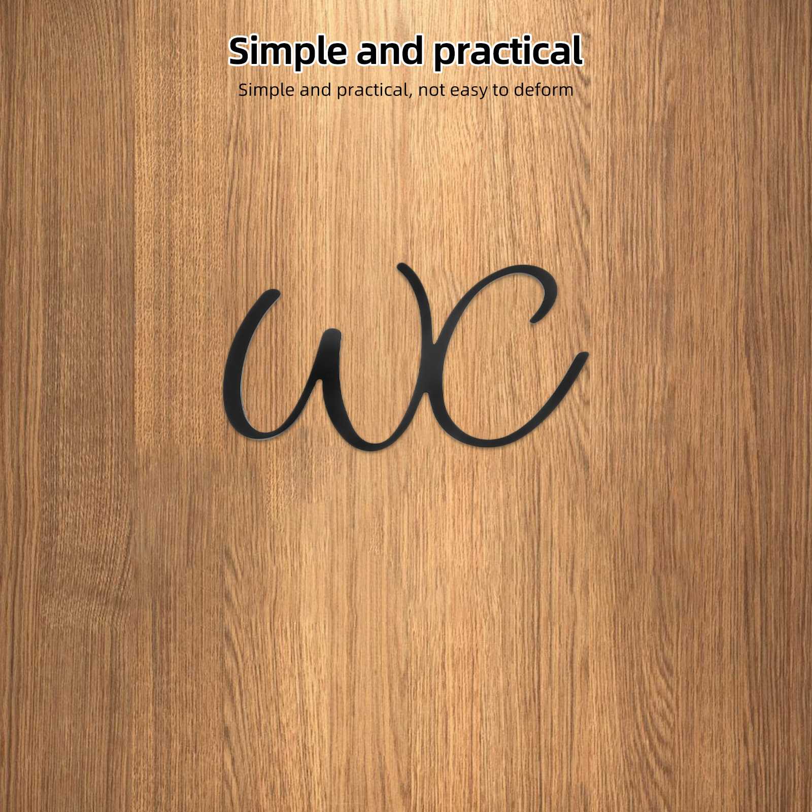 Bathroom Sign Toilet Door Iron - Home Bathroom Toilet ulasan dan harga