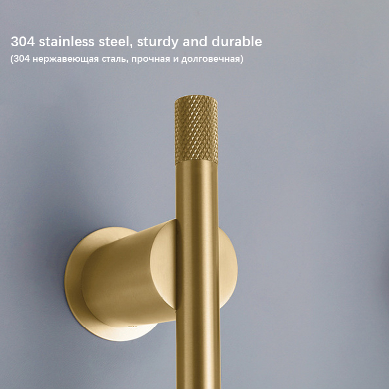 2026 Brushed Gold Bathroom Ele - Towel Warmer Electric ulasan dan harga