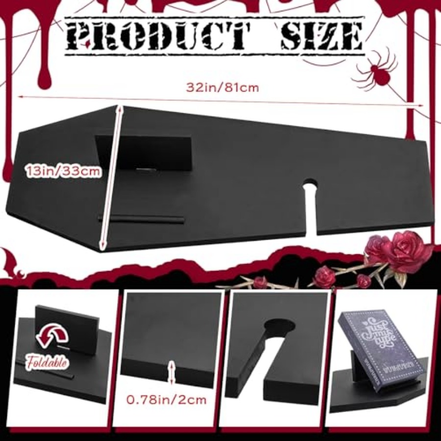 Halloween Decorations Coffin B - Bath Caddy Tray ulasan dan harga