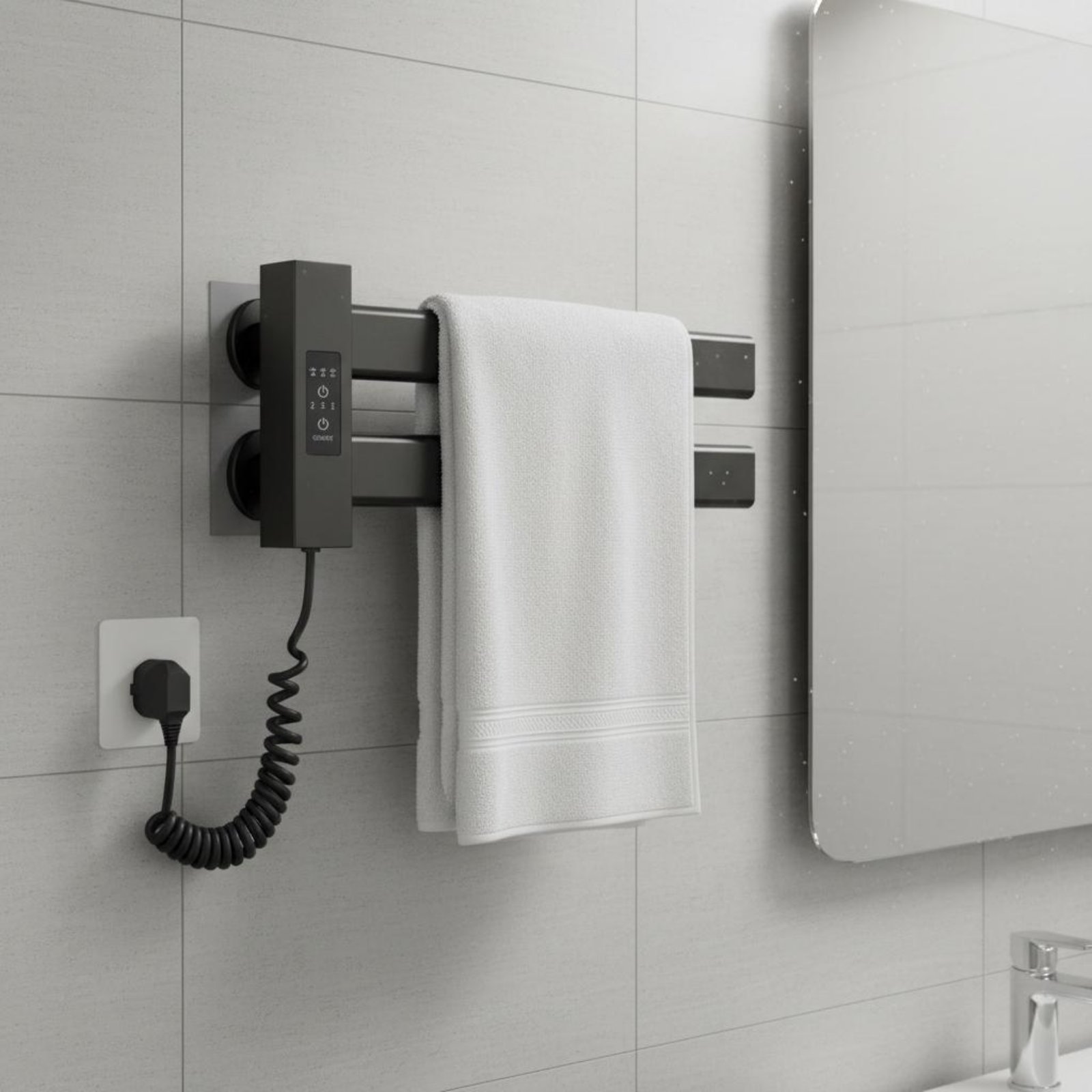 Smart Towel Heating Rack Quick - Towel Warmer Electric ulasan dan harga