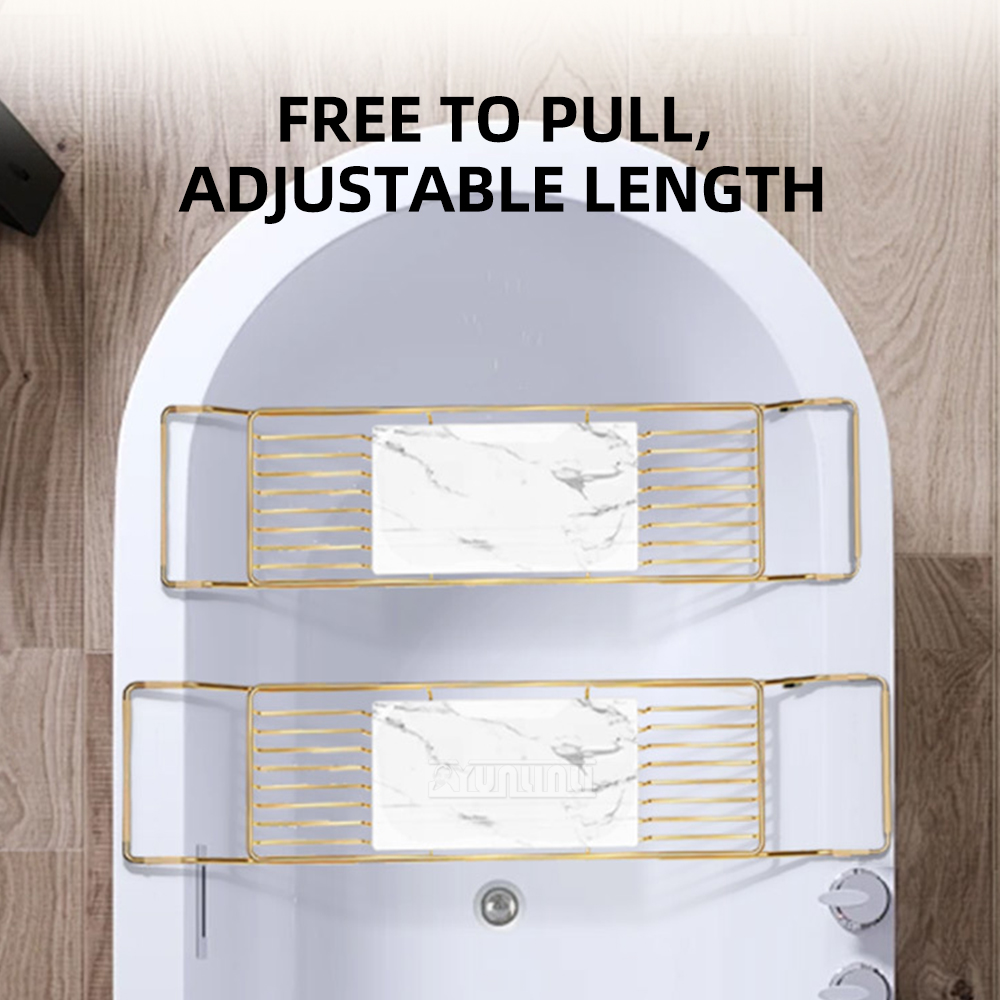 Extendable Bathtub Caddy, Non- - Bath Caddy Tray ulasan dan harga