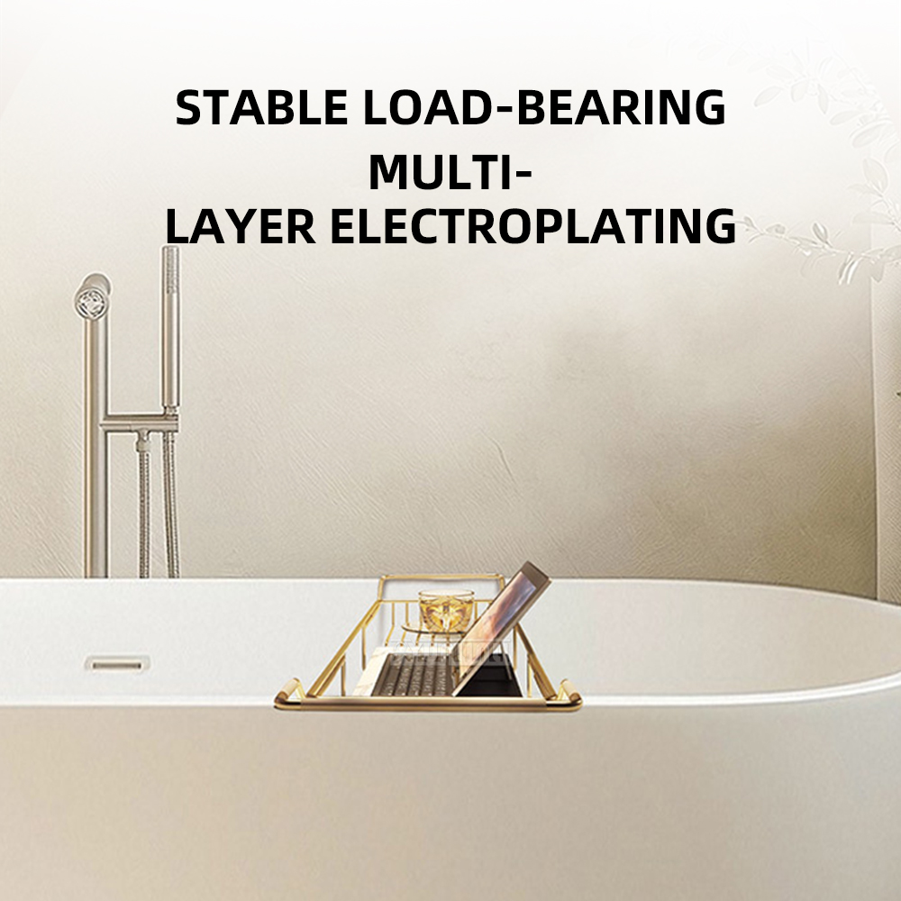 Extendable Bathtub Caddy, Non- - Bath Caddy Tray ulasan dan harga
