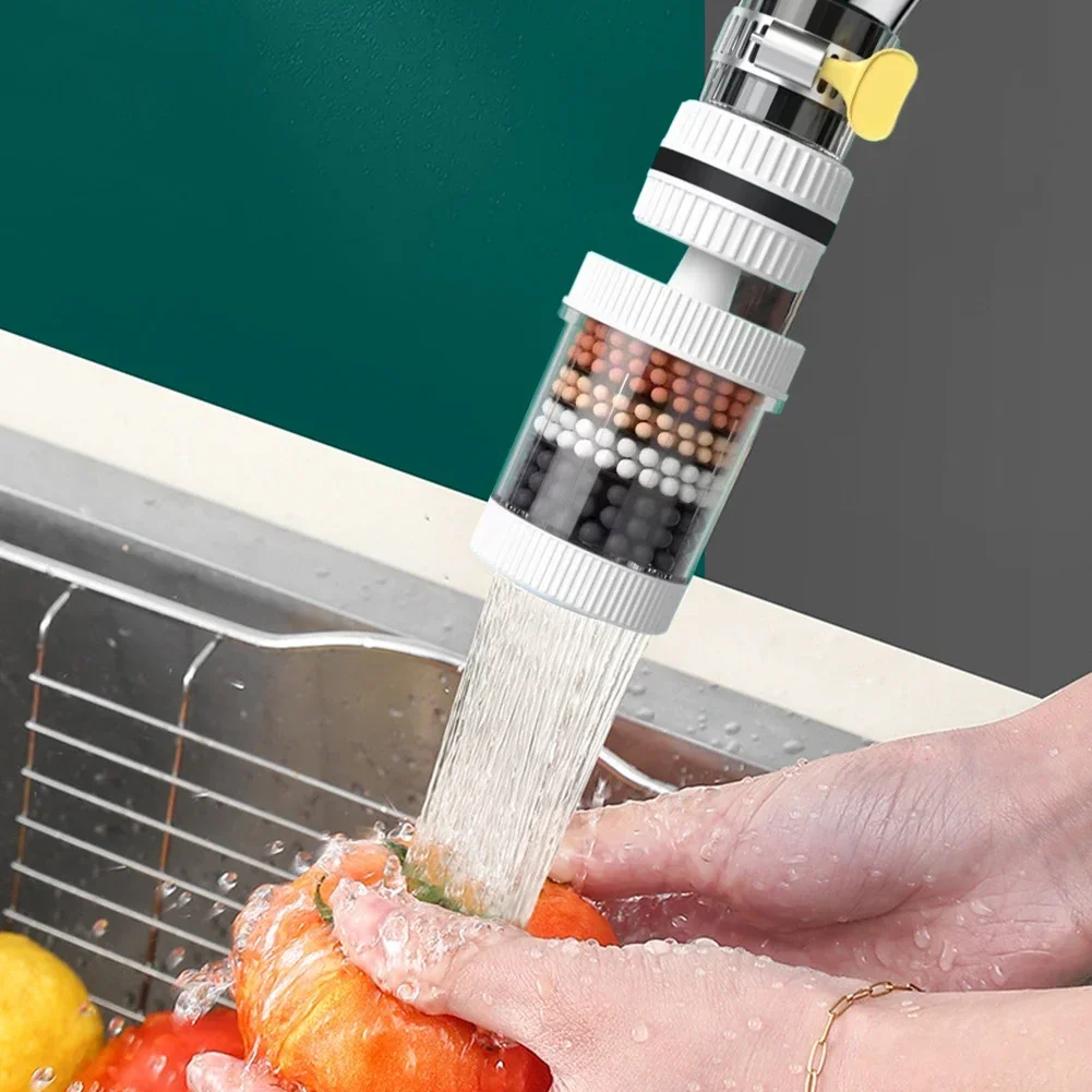6 Layers Faucet Water Filter U - Shower Head Rain ulasan dan harga
